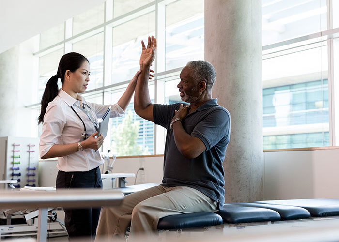 Shoulder pain examination